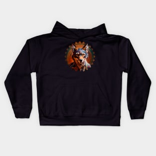 Coyote The Trickster (3.1) - Trippy Psychedelic Canis Kids Hoodie